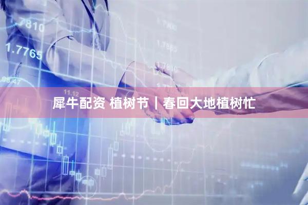 犀牛配资 植树节｜春回大地植树忙